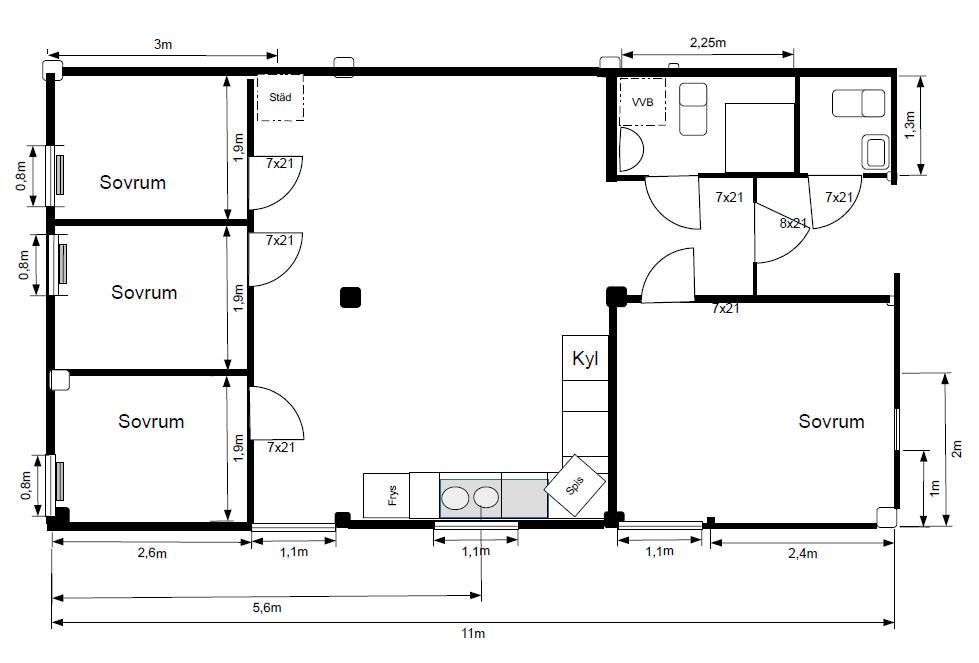Ferienwohnung Oevre Jaeder 1 - Joenaker Exterior foto